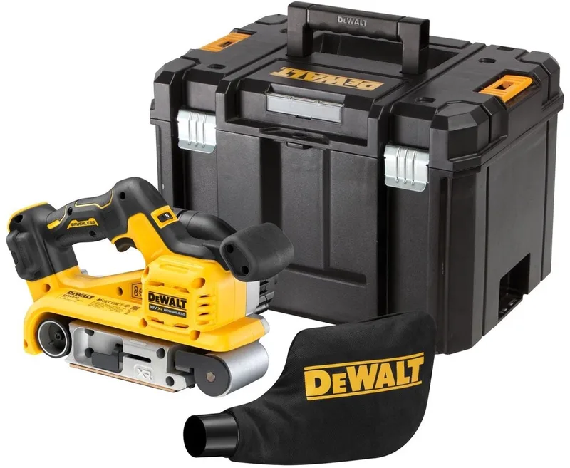 DCW220NT Accu bandschuurmachine 75x533mm 18V XR Basic Body in TSTAK van DEWALT – productafbeelding