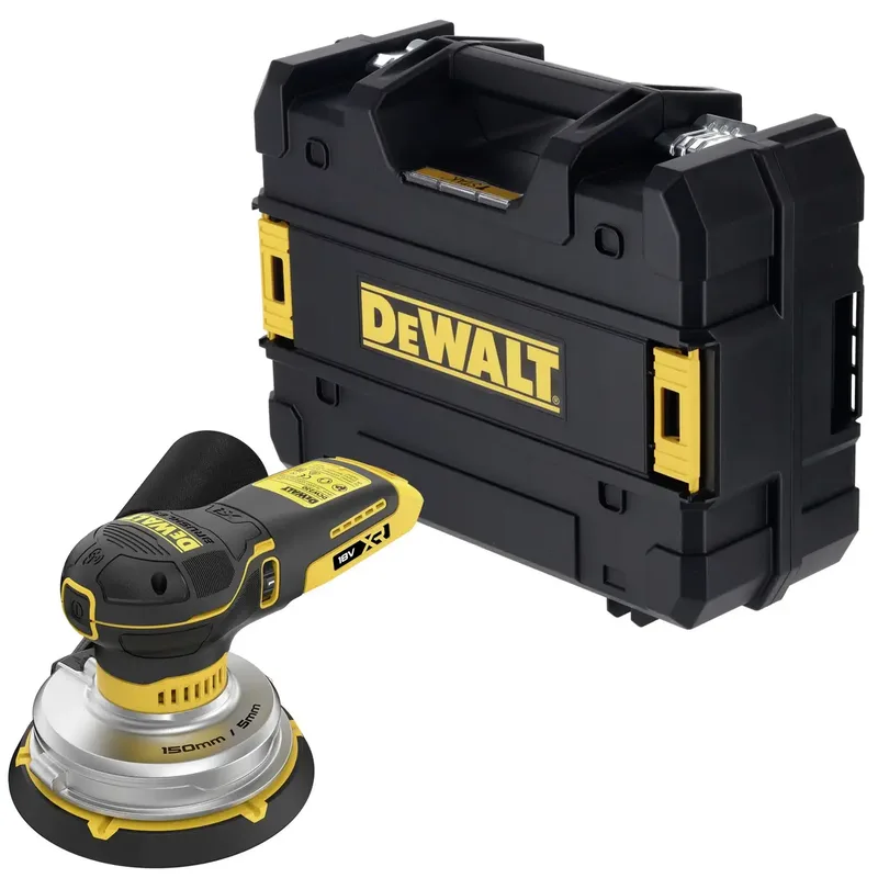 DCW230NT Accu excenterschuurmachine 150 mm 18V XR in TSTAK van DEWALT – productafbeelding