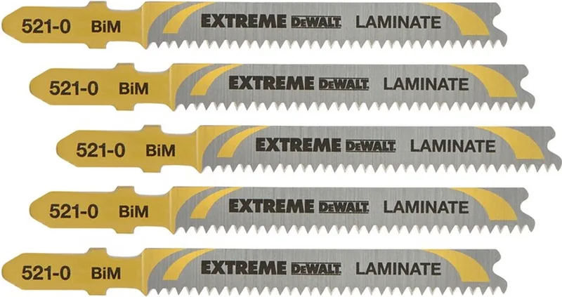 Decoupeerzaagblad voor Hout & Laminaat (5 stuks) - T 101 BIF - DT2080 von DEWALT – Produktbild