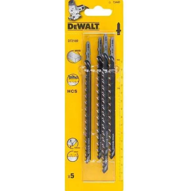 Decoupeerzaagblad voor Hout & Spaanplaat (5 stuks) - T 344 D - DT2169 de DEWALT – image du produit