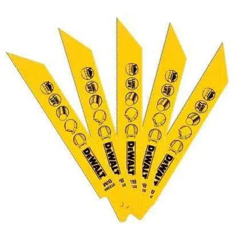 DeWALT 152mm Reciprozaagblad metaal (5 stuks) - DT2384 by DEWALT – product image