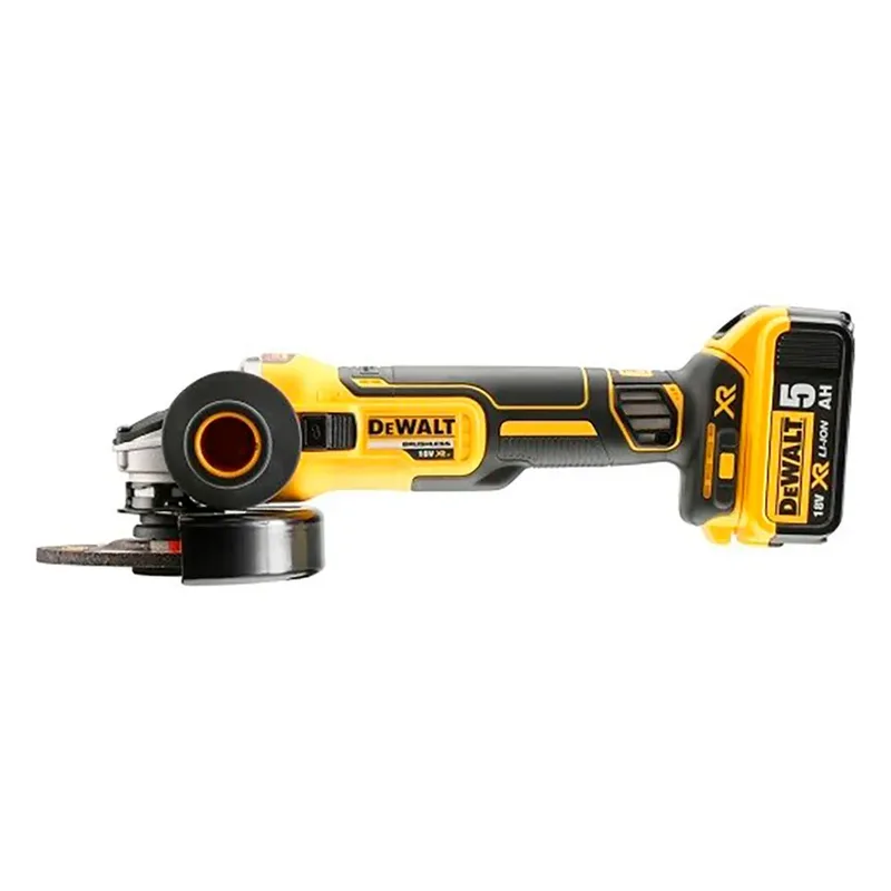 DeWALT - 18 V ACCU-set schroefboormachine en haakse slijper, 2x accu 5,0 Li-Ion, lader DCK2026P2T von DEWALT – Produktbild 4 von 6