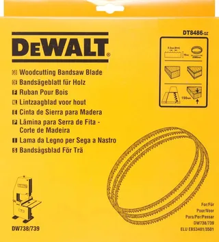 DeWALT 2095 x 10 x 0.6mm 8TPI Lintzaagblad - DT8486 by DEWALT – product image 1 of 2