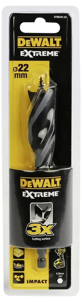 DeWALT 22x152mm Speedboor tri flute EXTREME™™ - DT90242 by DEWALT – product image 2 of 2