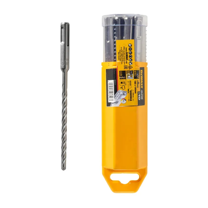 DeWALT 60x100x160mm SDS-Plus Boor XLR 4-snijder (10 stuks) - DT8956 de DEWALT – image du produit