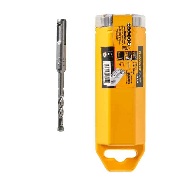 DeWALT 6x50x110mm SDS-Plus Boor XLR 4-snijder (10 stuks) - DT8955 by DEWALT – product image