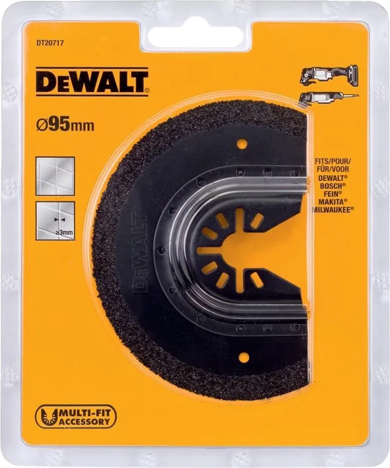 DeWALT 95x3mm Segmentzaagblad voegen - DT20717 von DEWALT – Produktbild