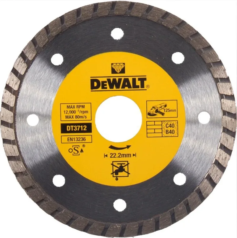Diamantschijf Turbo - 125mm - Professioneel - Snel en Precies by DEWALT – product image