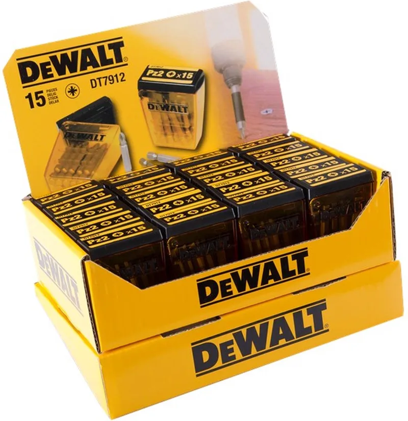 DP73-QZ 15-Delige PZ2 Schroefbitset 50mm in Opbergcassette by DEWALT – product image