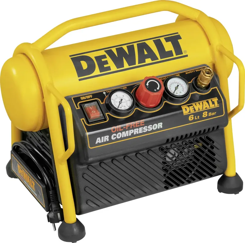 Druckluft-Kompressor DPC6MRC-QS 6 l 8 bar von DEWALT – Produktbild
