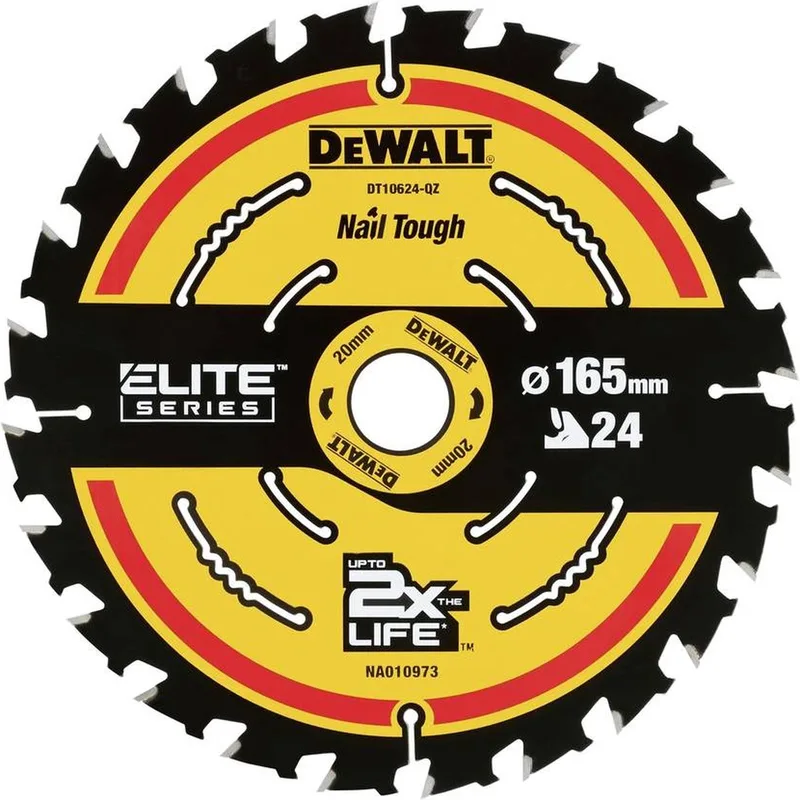 Kreissägeblatt Für Holz 165x20 Mm von DEWALT – Produktbild 1 von 2