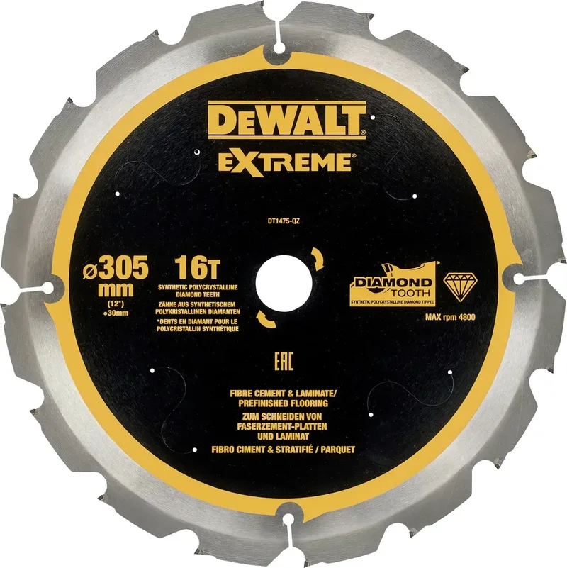DT1475-QZ DT1475-QZ Kreissägeblatt 305 x 30 x 1.8 mm 1 St. fra DEWALT – produktbillede