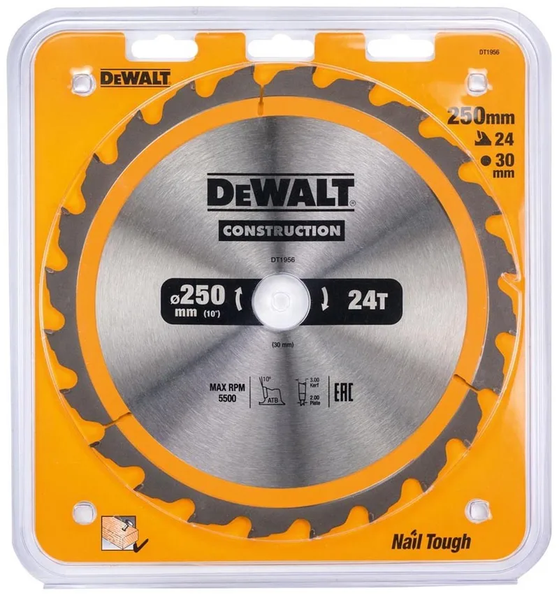 DT1956-QZ DT1956-QZ Lame de scie circulaire 1 pc(s) de DEWALT – image du produit