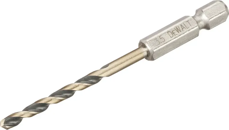 DT20603-QZ DT20603-QZ HSS-G Foret pour le métal 1 pièce 3.5 mm Longueur totale 76 mm protégé contre la corrosion hexagonal 1 pc(s) de DEWALT – image du produit