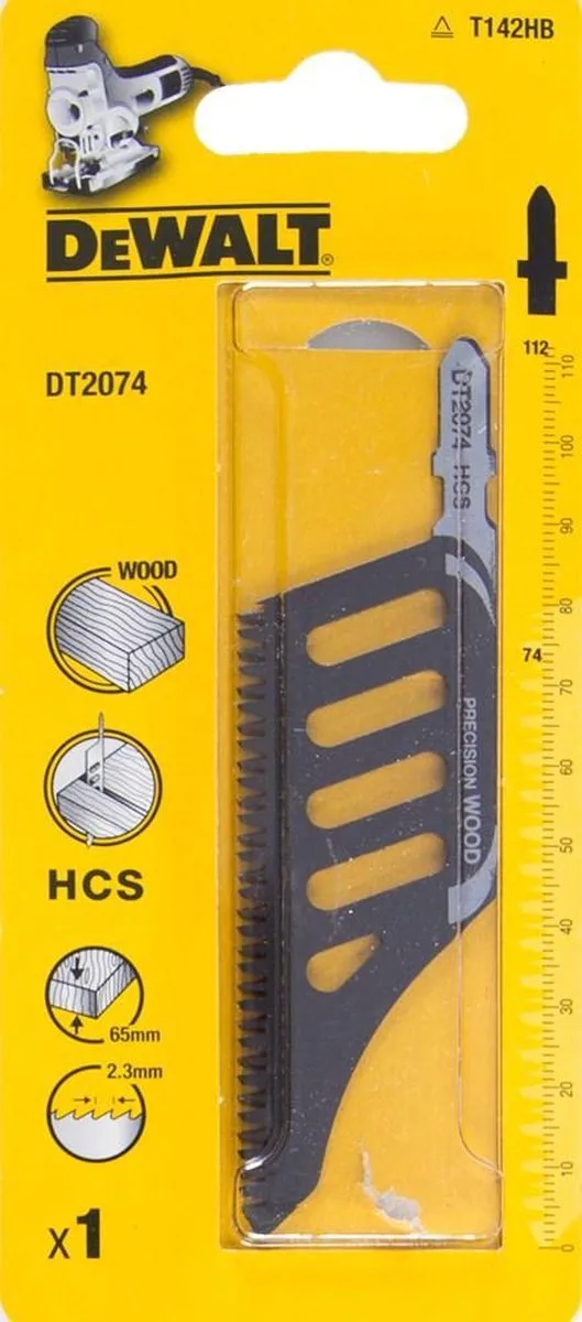 Stichsägeblatt HCS Holz< 65 mm DT2074-QZ von DEWALT – Produktbild