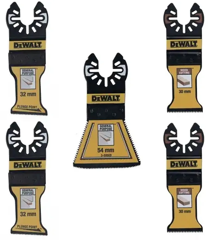 DT20777-QZ - Multifunctionele Zaagblad Set - 5 Stuks - Bi-Metaal en HCS von DEWALT – Produktbild