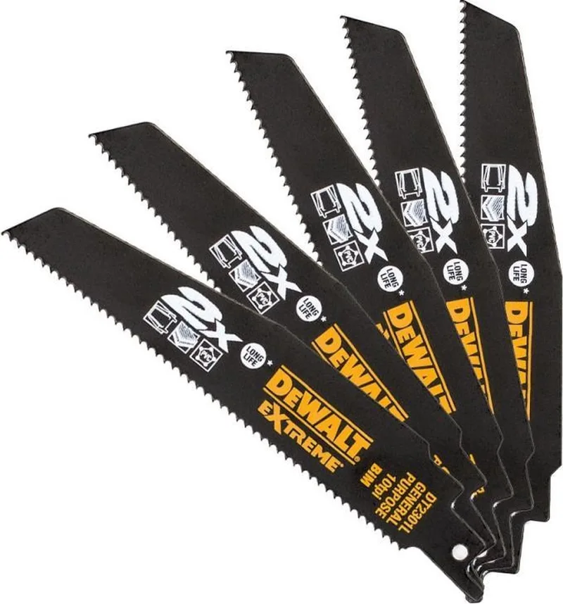 DT2301L Reciprozaagblad - 152 x 2,5mm - Universeel (5st) de DEWALT – image du produit