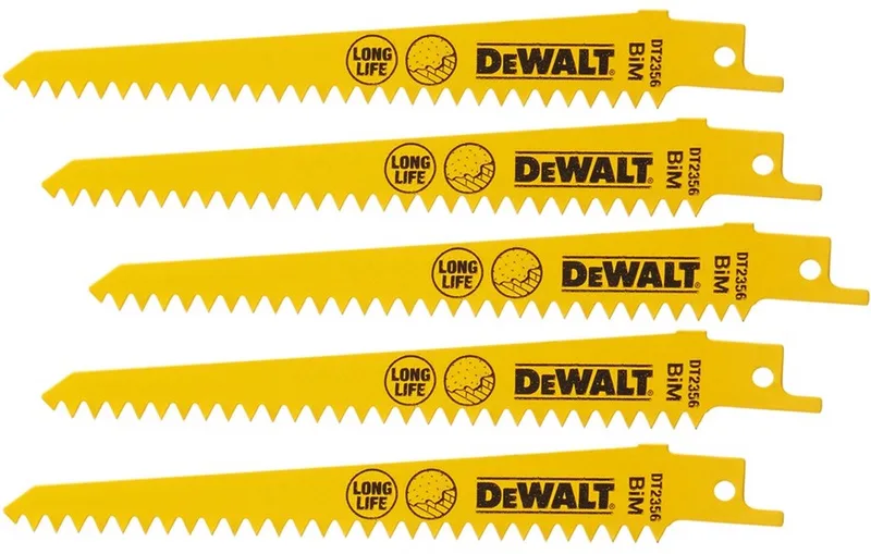 DT2356-QZ Lame de scie BIM en plâtre 152 mm Longueur lame de scie 152 mm 5 pc(s) de DEWALT – image du produit
