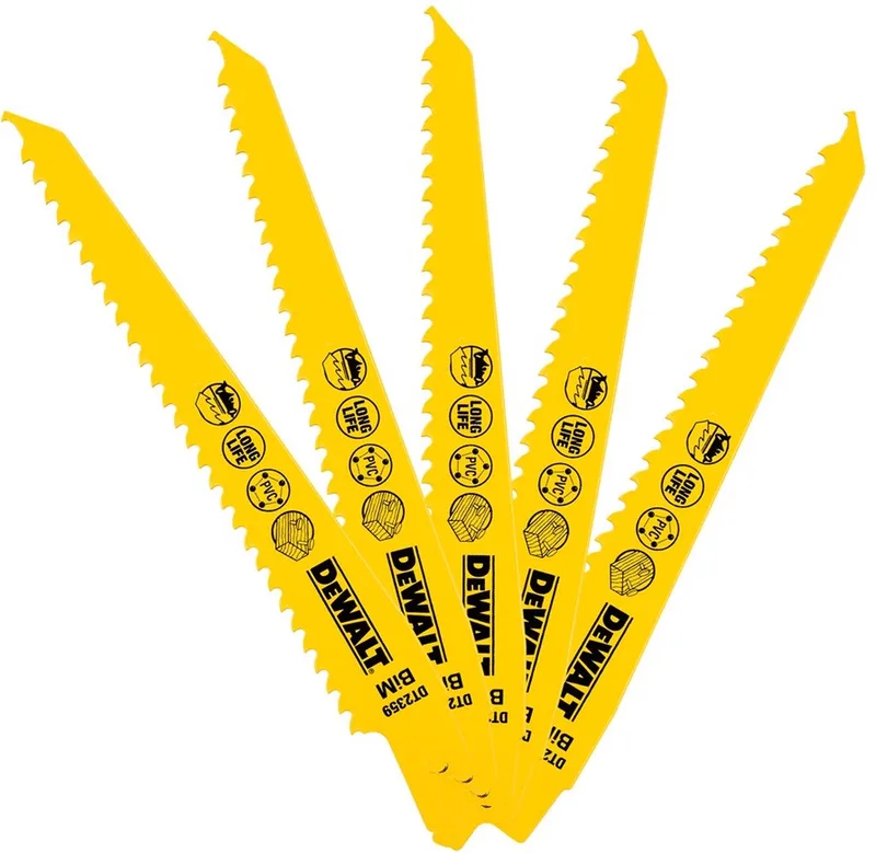DT2359-QZ Serie - Reciprozaagblad - Bimetalen - 152mm - Hout met Spijkers de DEWALT – image du produit