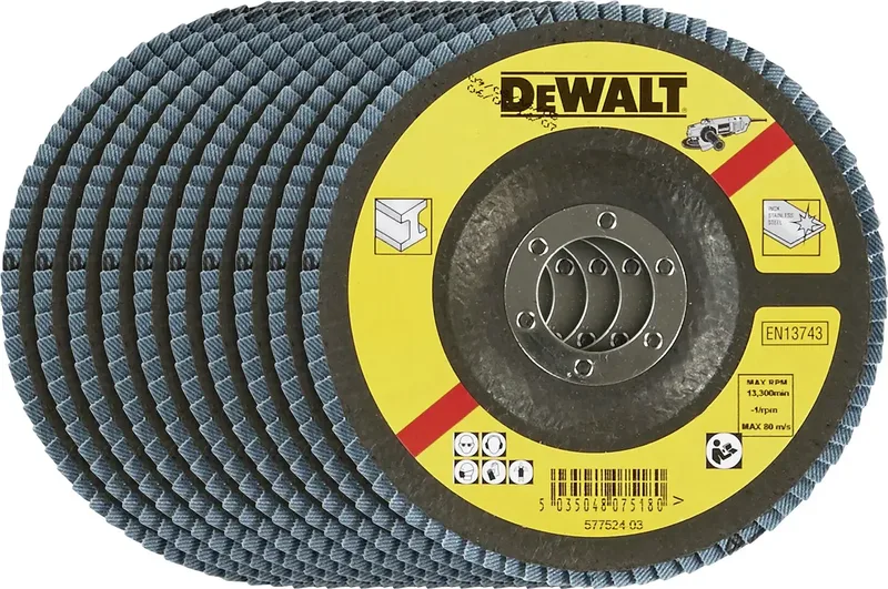 DT3295-QZ DT3295-QZ Fächerschleifscheibe Durchmesser 115 mm Körnung (num) 120 1 St. de DEWALT – image du produit