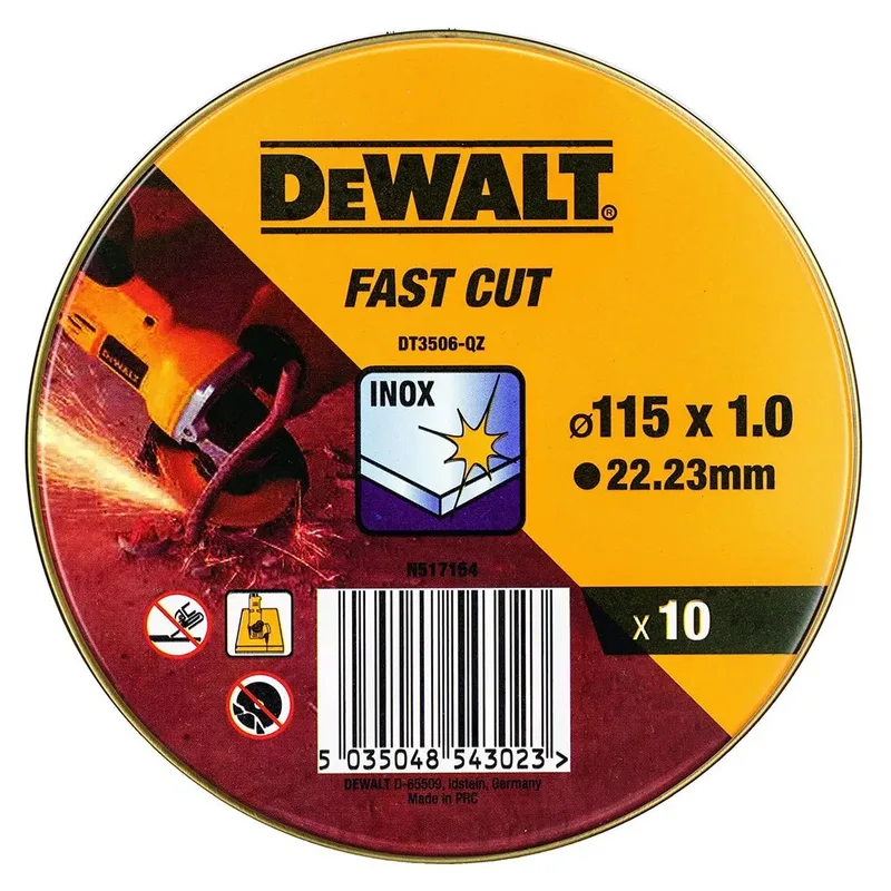 Disque à Tronçonner Pour Métal Acier Dt3506-qz de DEWALT – image du produit