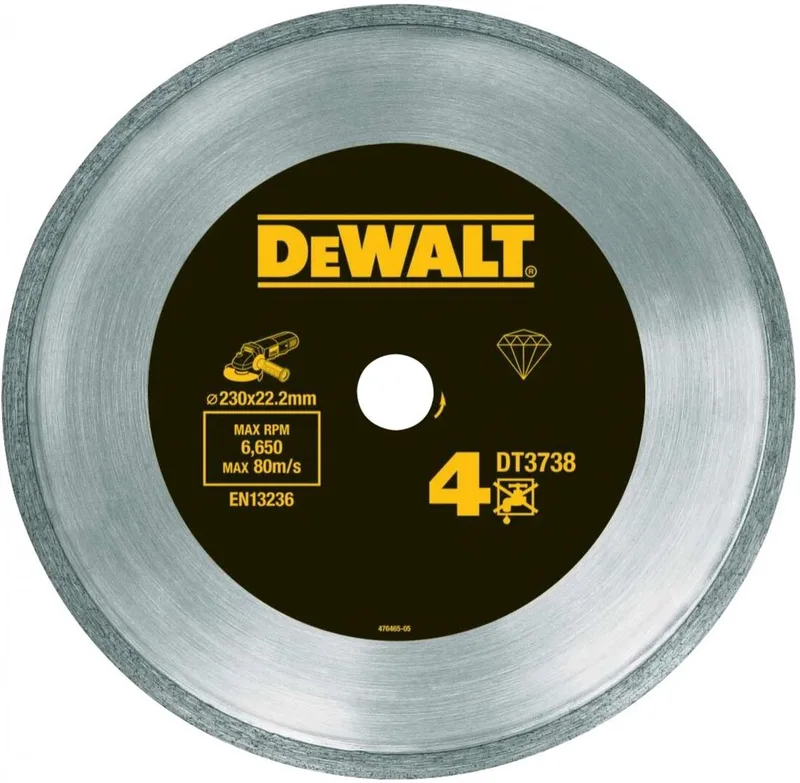 DT3738-XJ - Diamantzaagblad - 230mm - Precies Snijden - Hoge Precisie by DEWALT – product image