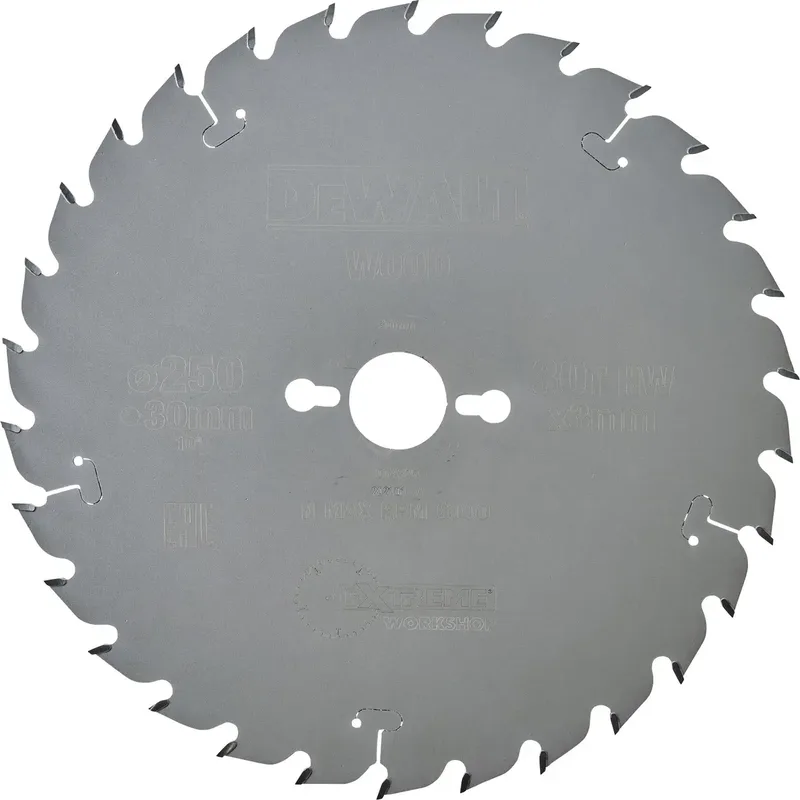 DT4226-QZ DT4226-QZ Lame de scie circulaire 250 x 30 x 2.2 mm Nombre de dents: 30 1 pc(s) de DEWALT – image du produit