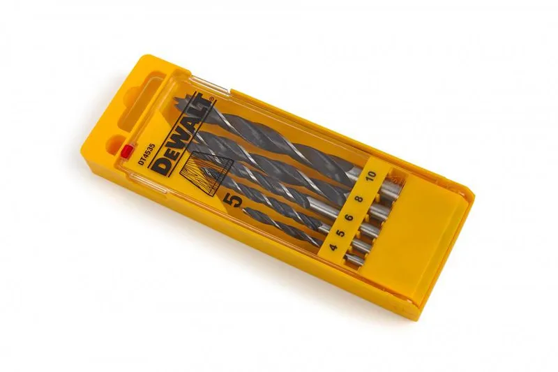 DT4535 5-delige houtspiraalboor, houtborenset 4-10 mm von DEWALT – Produktbild