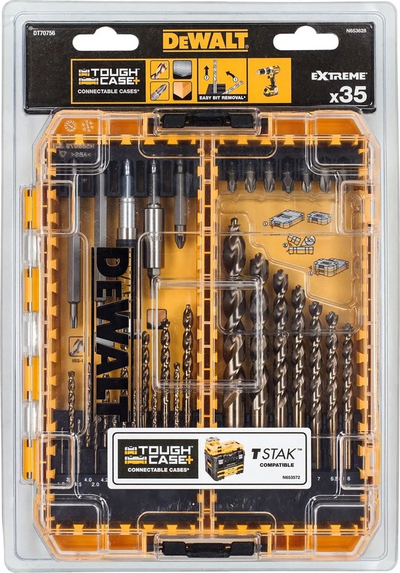 Bit und Metallbohrer-Set 35-tlg. von DEWALT – Produktbild