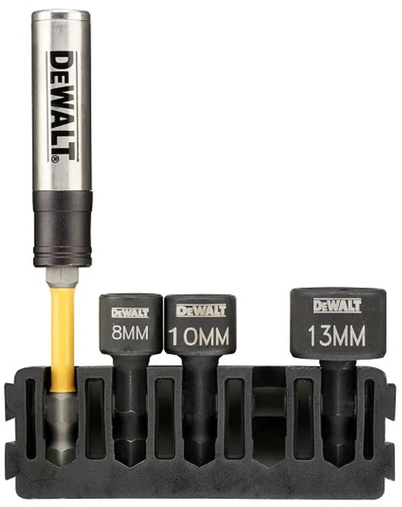 DT70826-QZ - Dopsleutelset - 8mm - 10mm - 13mm by DEWALT, Black – product image