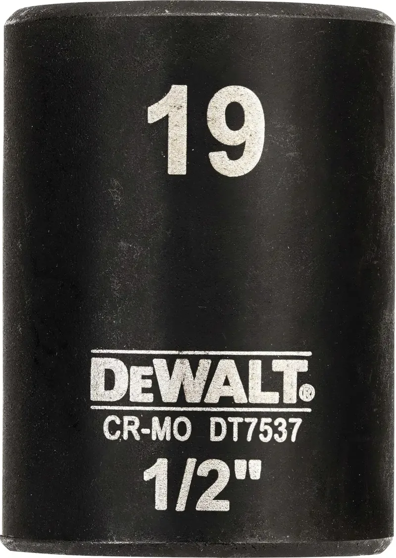 DT7537-QZ DT7537-QZ Steckschlüssel 19 mm 19 mm 1/2 (12.5 mm) von DEWALT – Produktbild