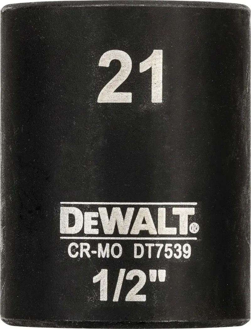 DT7539-QZ DT7539-QZ Clé à douille 21 mm 1/2 1/2 (12.5 mm) de DEWALT – image du produit