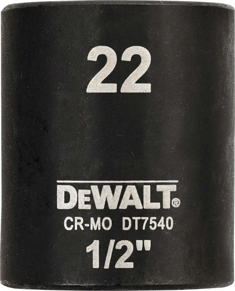 DT7540-QZ DT7540-QZ 1/2 (12.5 mm) Steckschlüssel 22 mm fra DEWALT – produktbillede