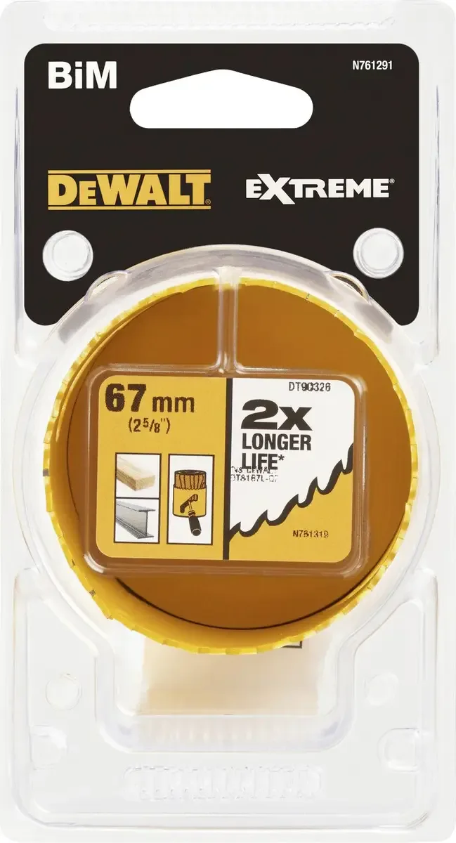 DT90326-QZ DT90326-QZ Lochsäge 67 mm 1 St. by DEWALT – product image