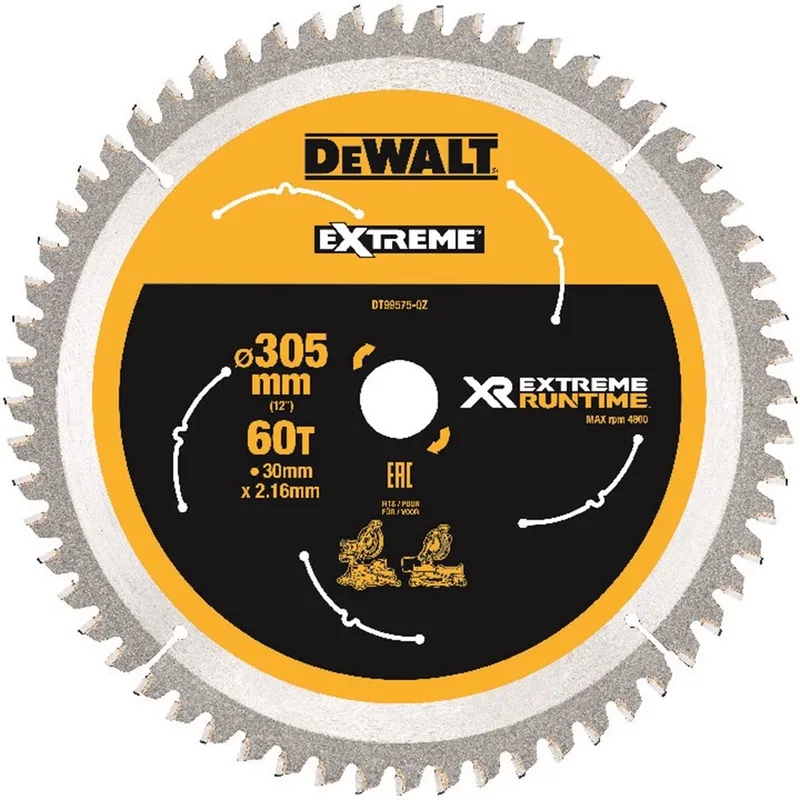 DT99575 XR Cirkelzaagblad 305x30mm 60T by DEWALT – product image