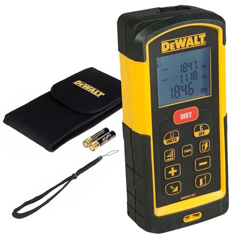 DW03101 - Laserafstandsmeter - 100m - IP65 - Inclinometer van DEWALT – productafbeelding