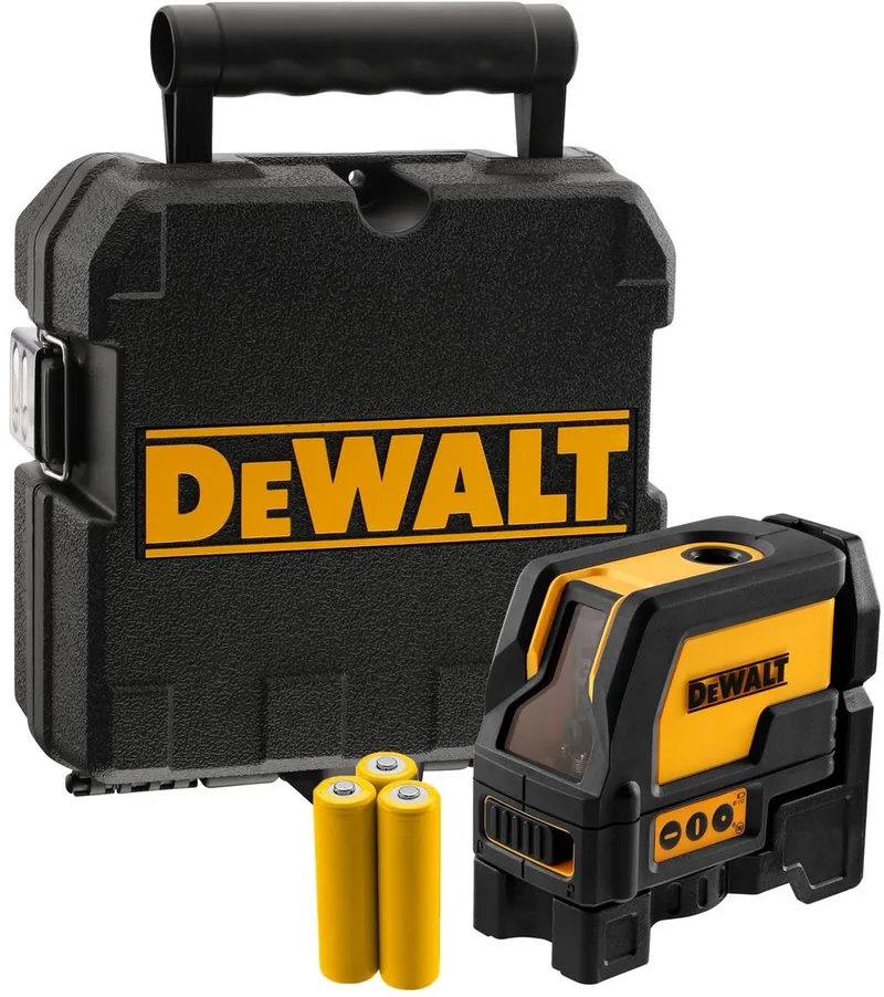 DW0822 kruislijnlaser in koffer - 50m von DEWALT, Schwarz, Gelb – Produktbild