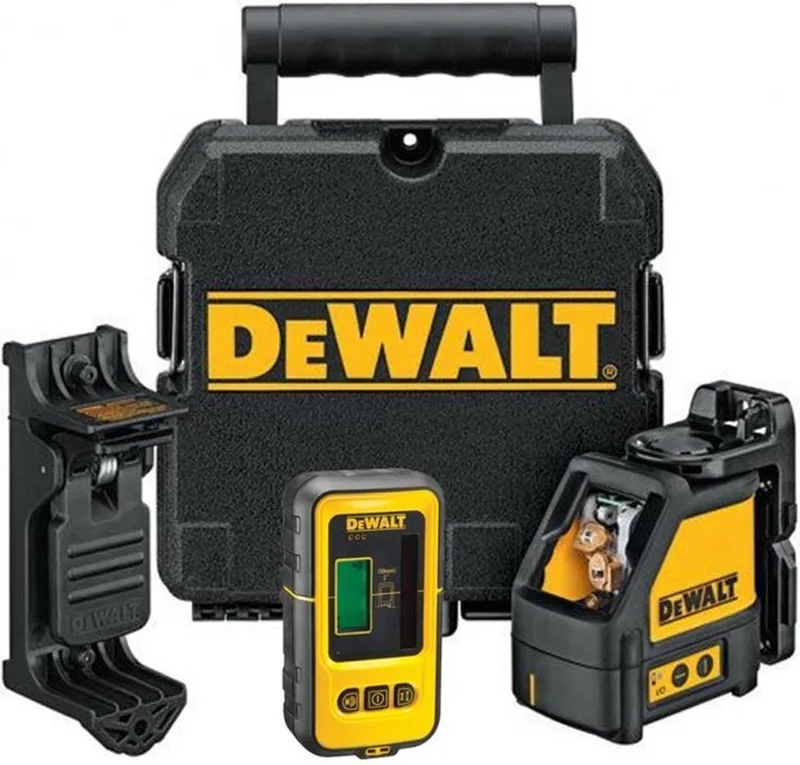 DW088KD zelfnivellerende kruis lijnlaser in koffer (DW088K) & ontvanger (DE0892) - 2 lijnen - 50m von DEWALT – Produktbild