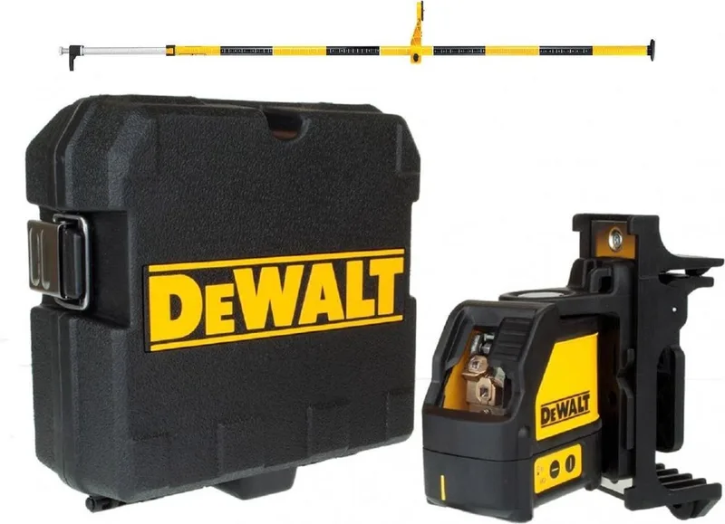 DW088KPOL zelfnivellerende kruislijnlaser in koffer (DW088K) & kolom (DE0882) - 15m von DEWALT – Produktbild