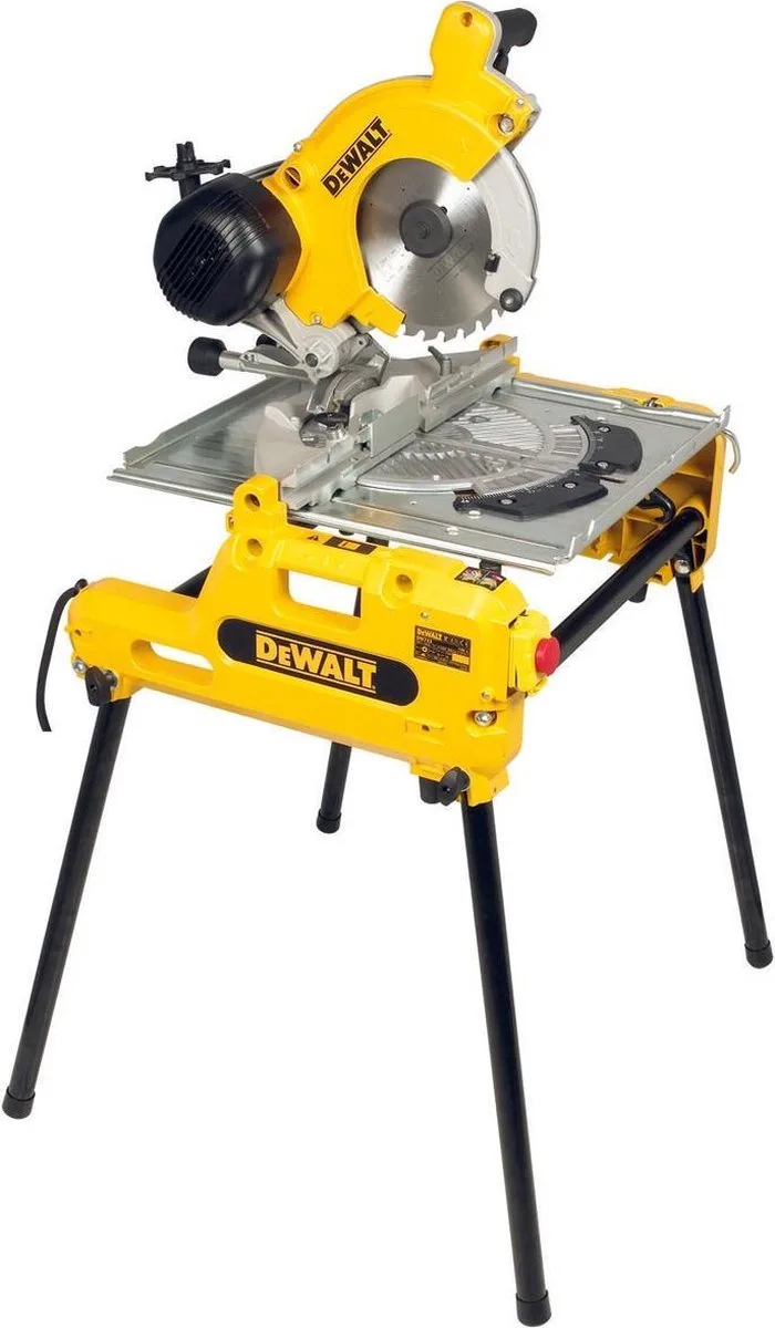 Tisch-, Kapp- und Gehrungssäge DW743N-QS Solo von DEWALT – Produktbild