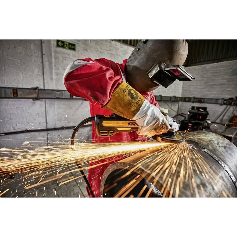 Elektrischer Winkelschleifer 125mm 1700W BL mit Drehzahlelektronik DWE4357-QS von DEWALT – Produktbild 2 von 2