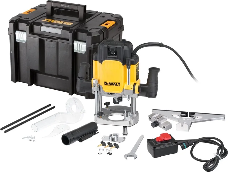 DWE627KT - Bovenfrees - 2300 Watt in TSTAK van DEWALT, Geel, Zwart – productafbeelding