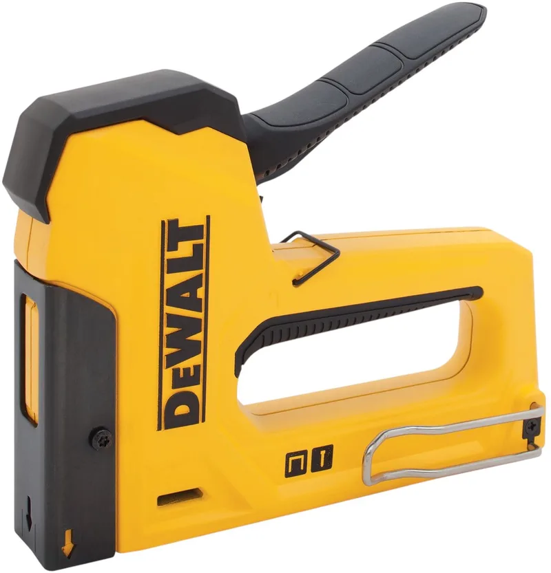 DWHTTR350-0 - Handmatige Tacker - Aluminium - Easy Squeeze - Anti-Jam von DEWALT, Gelb – Produktbild