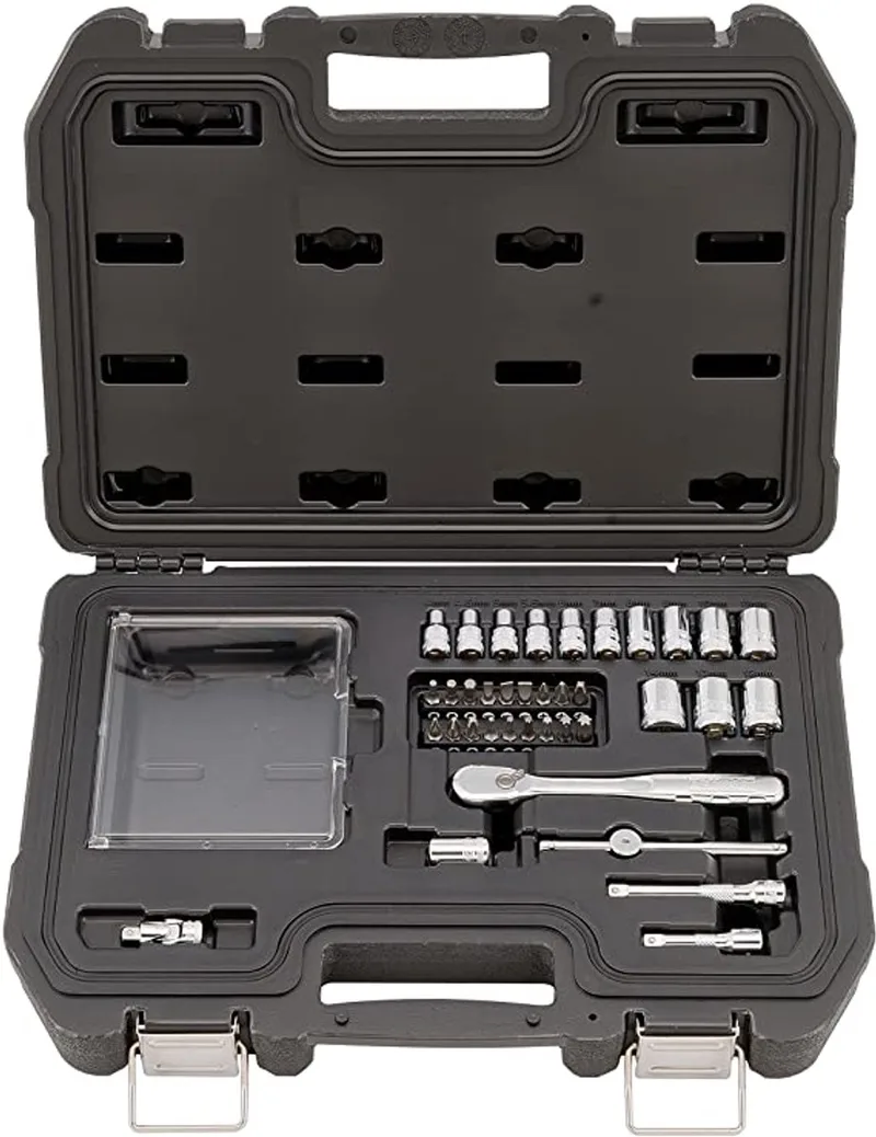 DWMT19238-1 Serie - Dopsleutelset - 37 Elementen - DirectTorque Technologie - 72 Tands Ratelsleutel - Staal by DEWALT, Black – product image