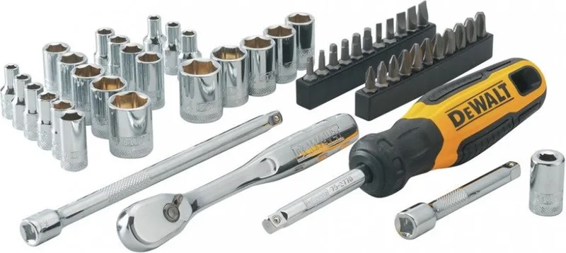 DWMT81610-0 - 1/4 Dopsleutelset - 50 delig - Set by DEWALT, Silver – product image