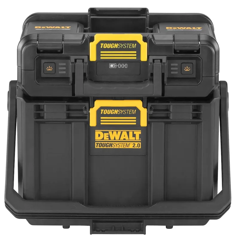 DWST08061-1 ToughSystem 2.0 Gereedschapskoffer en lamp 18V XR van DEWALT, Geel – productafbeelding 3 van 6