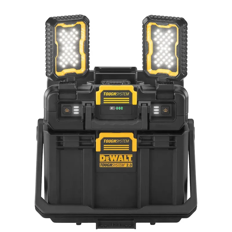 DWST08061-1 ToughSystem 2.0 Gereedschapskoffer en lamp 18V XR van DEWALT, Geel – productafbeelding 2 van 6
