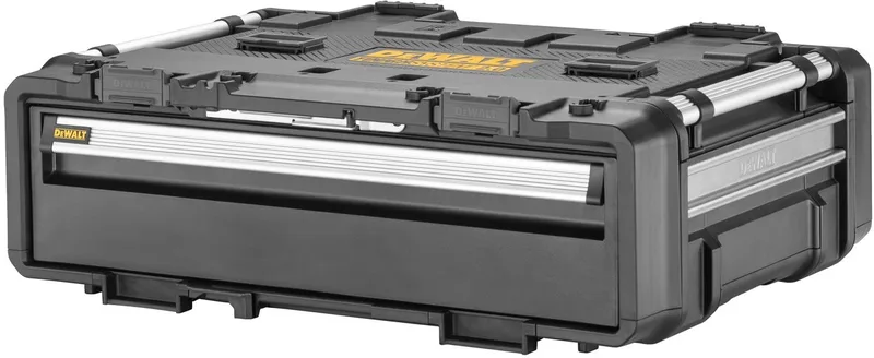 DWST08510-1 ToughSystem 2.0 DXL koffer met 1 lade van DEWALT, Zwart – productafbeelding