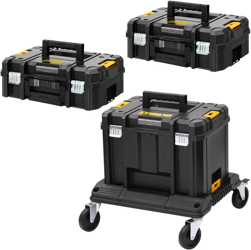 DWST1-71229 TSTAK Cart Rollboard Stapelkar de DEWALT, Jaune – image du produit