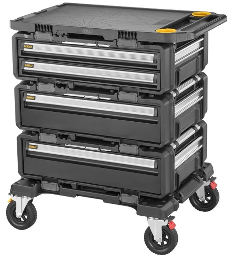 DWST60510-1 ToughSystem 2.0 DXL 5-in-1 Modulaire Gereedschapskar by DEWALT, Yellow – product image